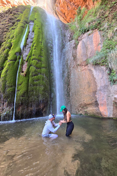 David Wentland proposing to Annie